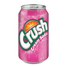 Crush Creme Soda Cans 12x355ml (MSRP $5)