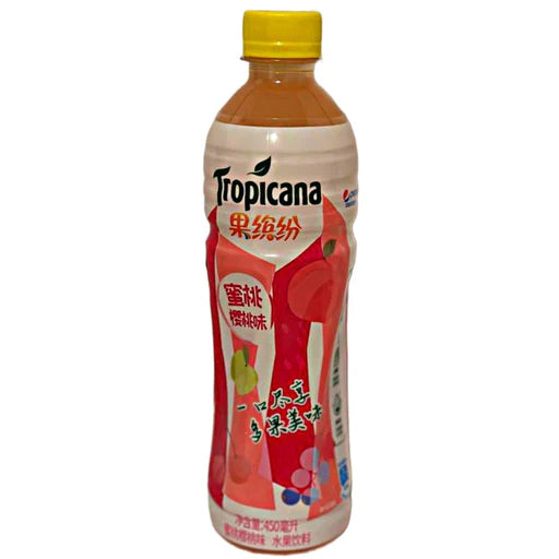 Tropicana Peach Cherry 15x500ml (MSRP $8)