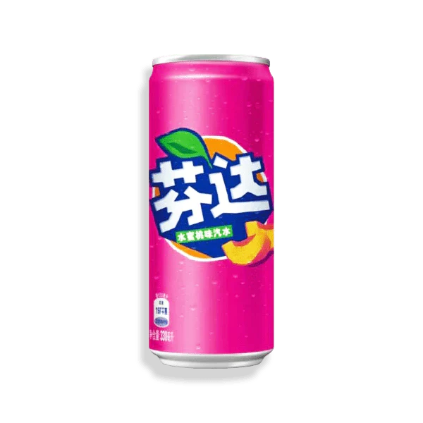 White Peach Fanta Cans 12x330ml (MSRP $5)